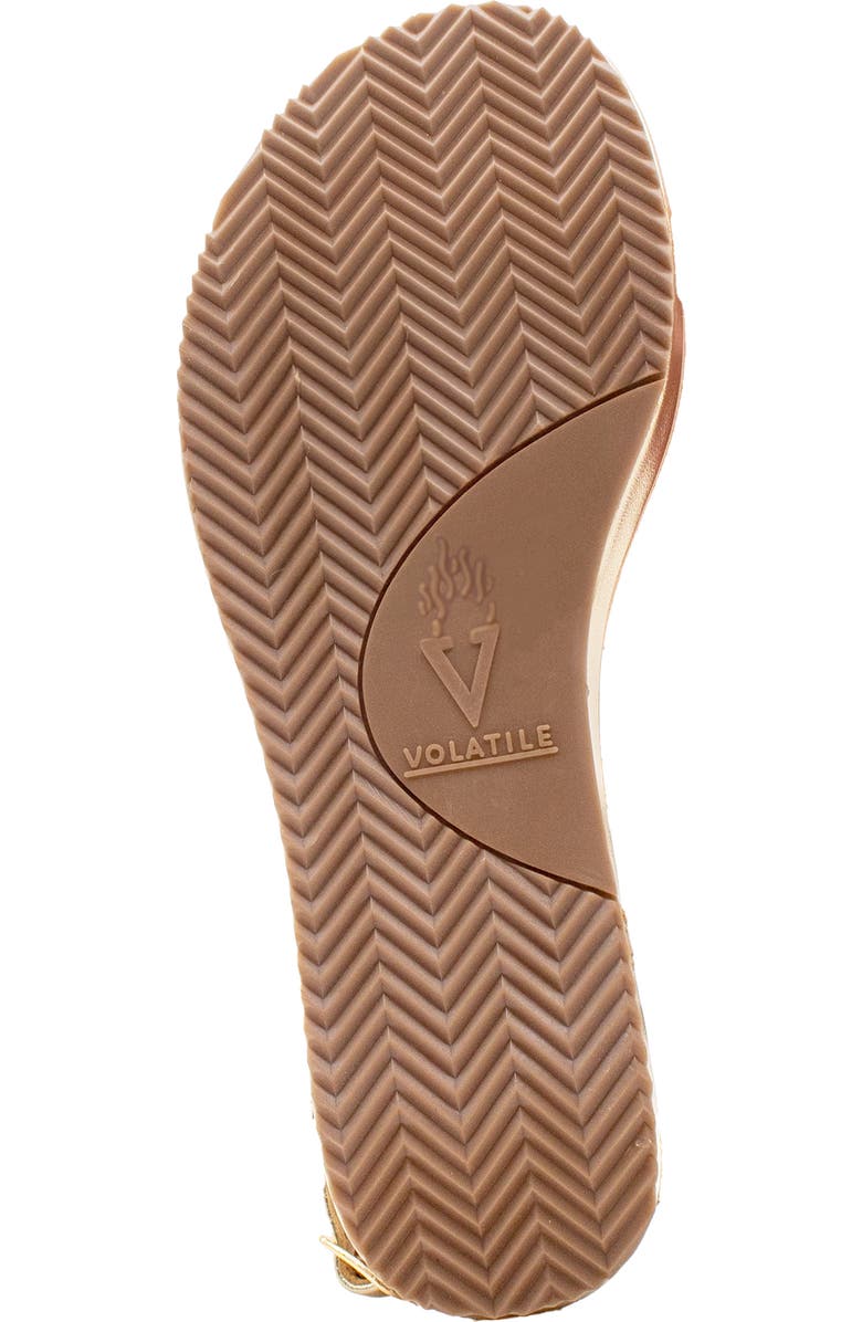 Volatile Calypso T-Strap Sandal, Alternate, color, Gold