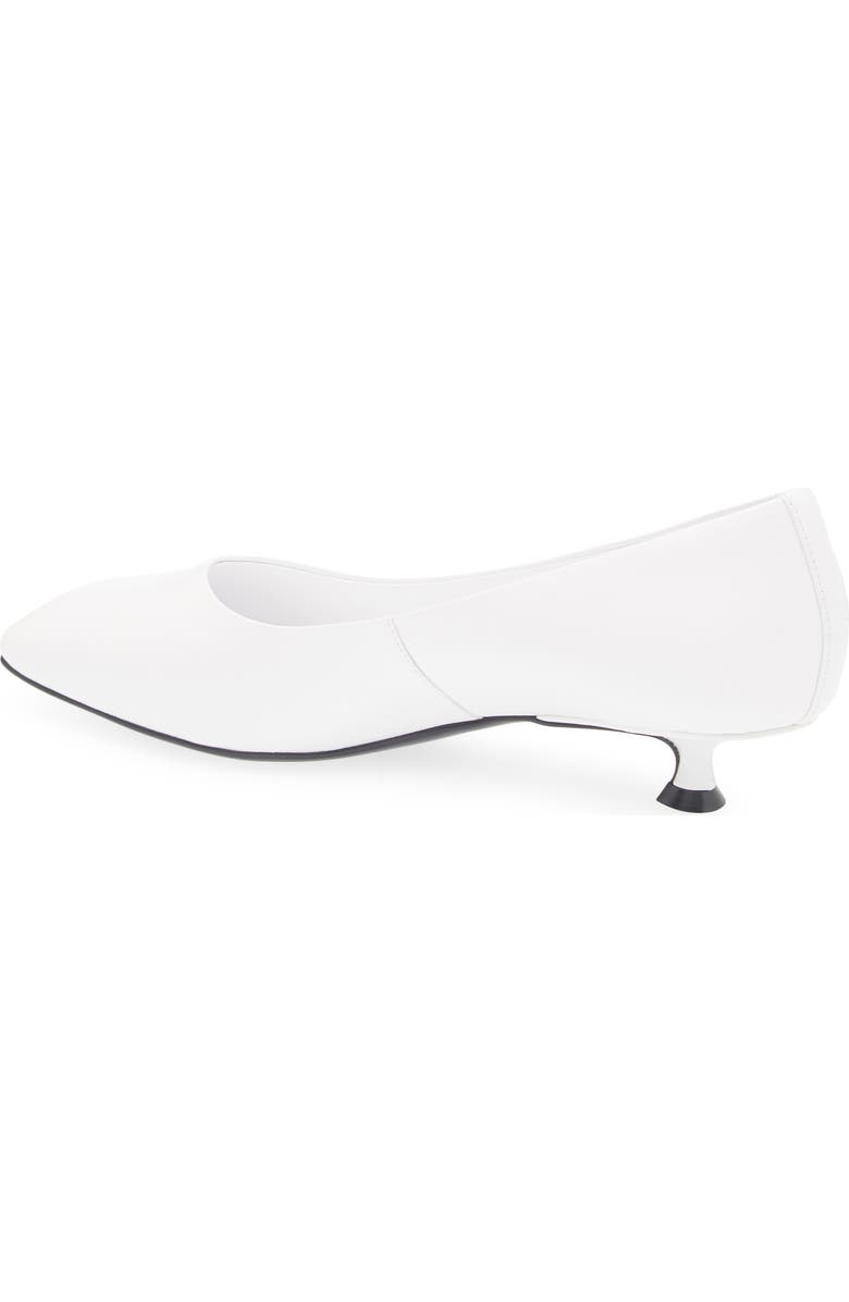 Jeffrey Campbell Subject Kitten Heel Pump, Alternate, color, White