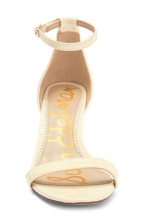 Sam Edelman Patti Ankle Strap Sandal In Modern Ivory