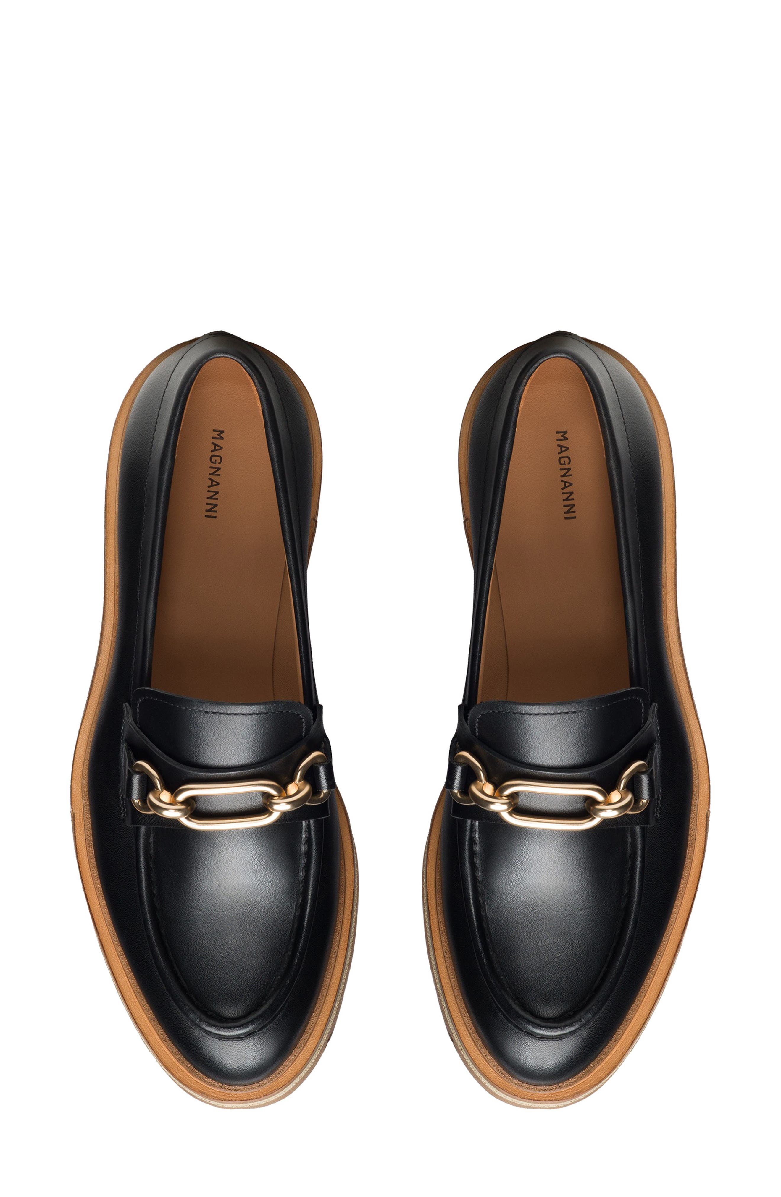 Magnanni Iris Nexus Loafer, Alternate, color, Black