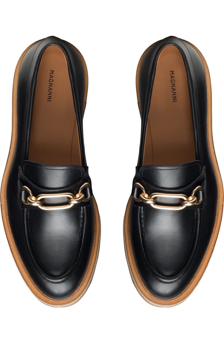 Magnanni Iris Nexus Loafer, Alternate, color, Black