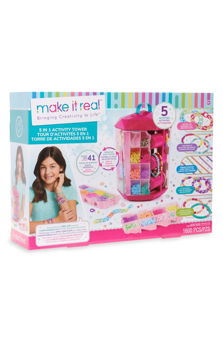 Make It Real 5-in-1 Activity Tower, Main, color, Assorted/Multi