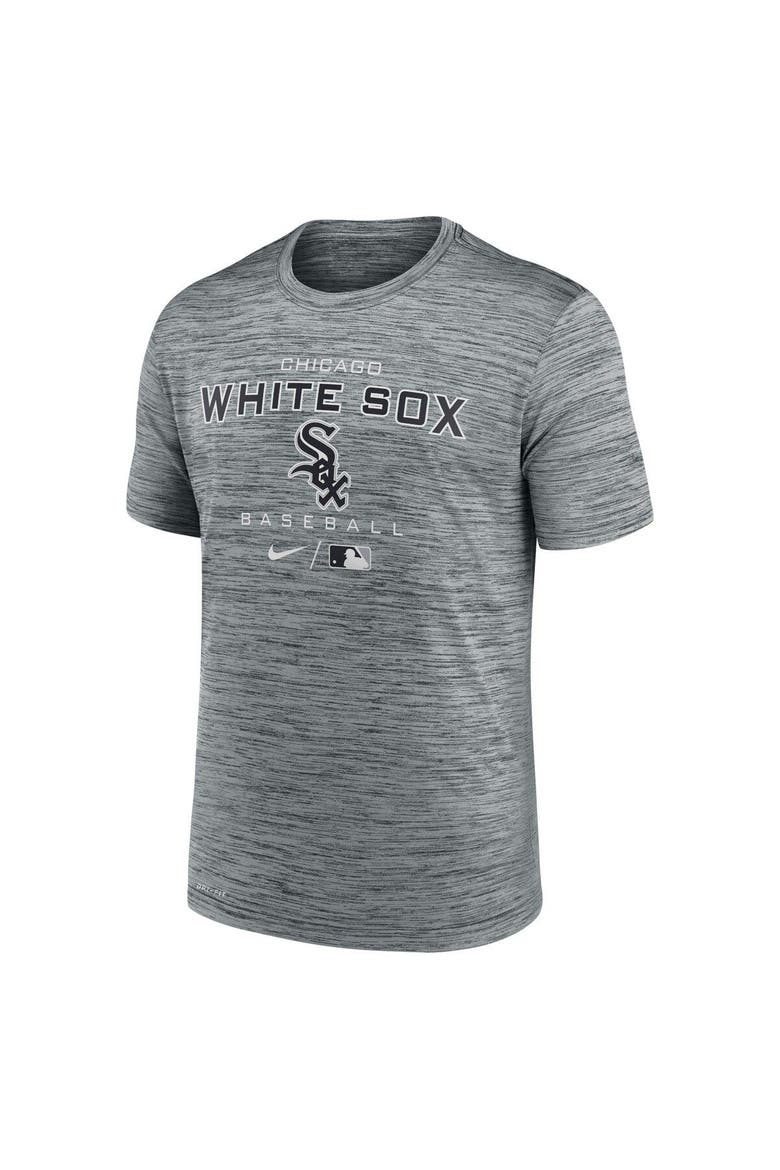 Men's Nike Charcoal Chicago White Sox Authentic Collection Velocity Practice Performance T-Shirt, Alternate, color, Charcoal