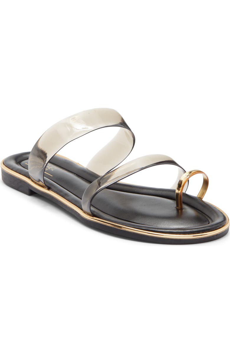 RACHEL Rachel Roy Boca Slide Sandal, Main, color, Black Clear