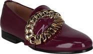 Moschino Big Buckle Patent Leather Loafer