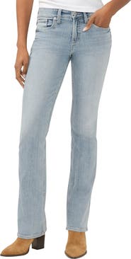 Silver Jeans Co. Suki Curvy Mid Rise Slim Bootcut Jeans