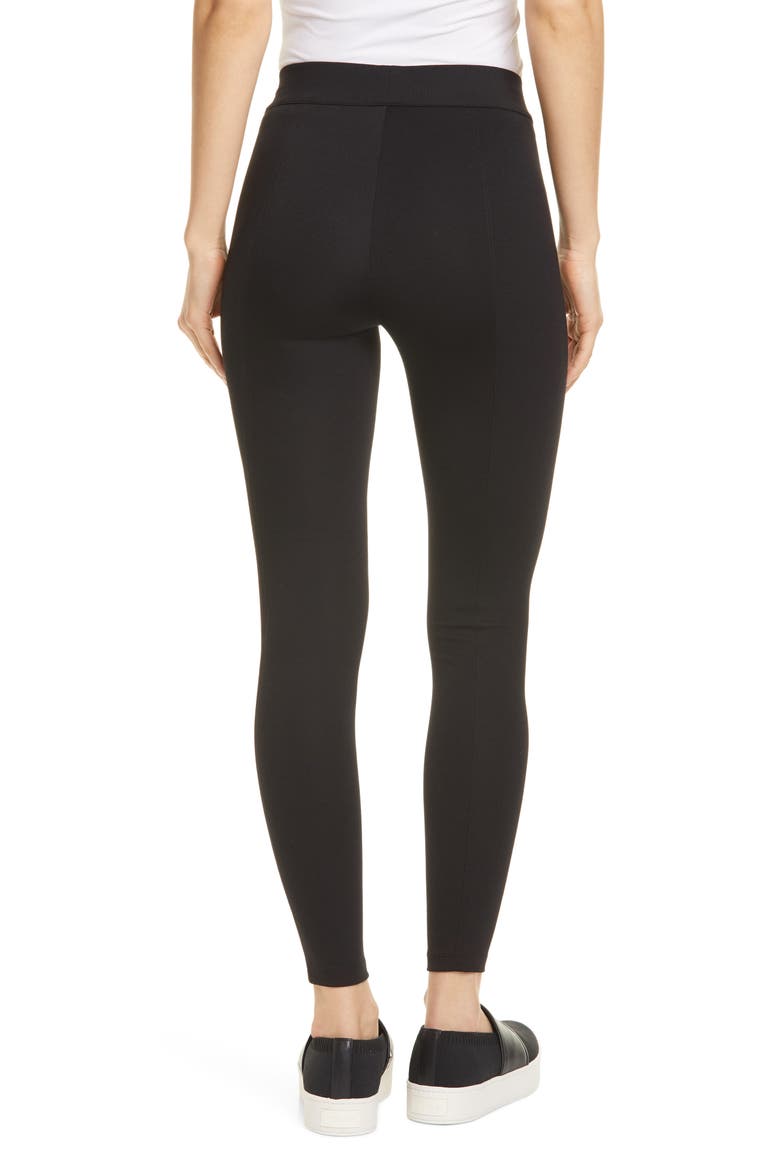 Stretch Leggings, Alternate, color, BLACK