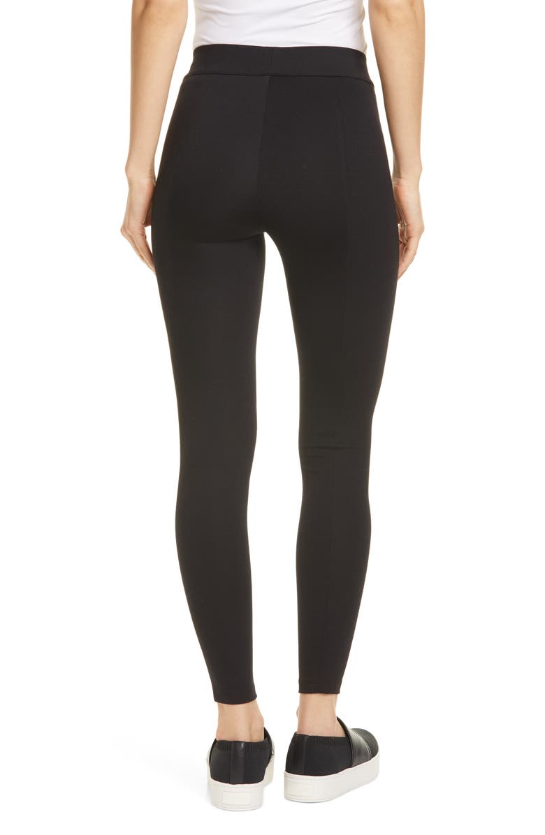 Vince Stretch Leggings, Alternate, color, Black