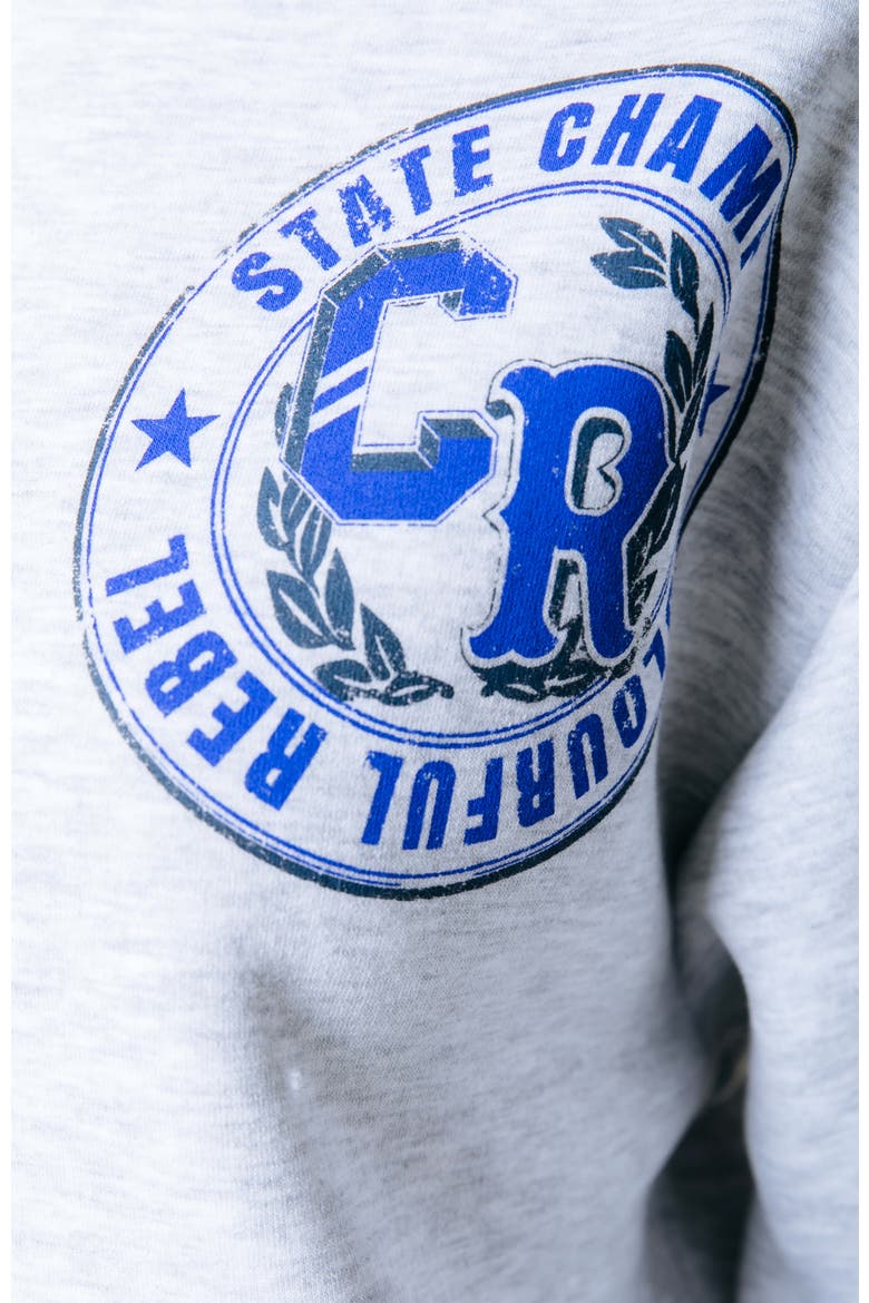 State Champ 23 Dropped Shoulder Sweat, Alternate, color, Light grey melange