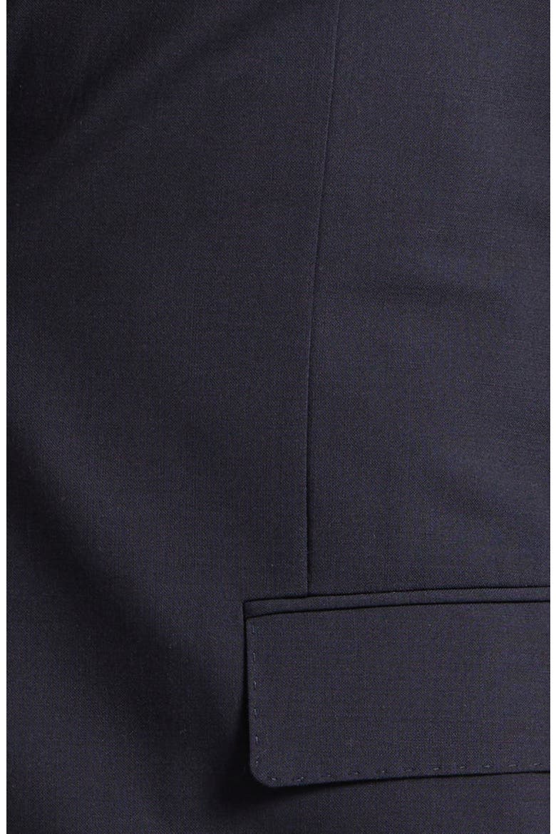Wool Stretch Gabardine Suit, Alternate, color, 11N NEW BLUE