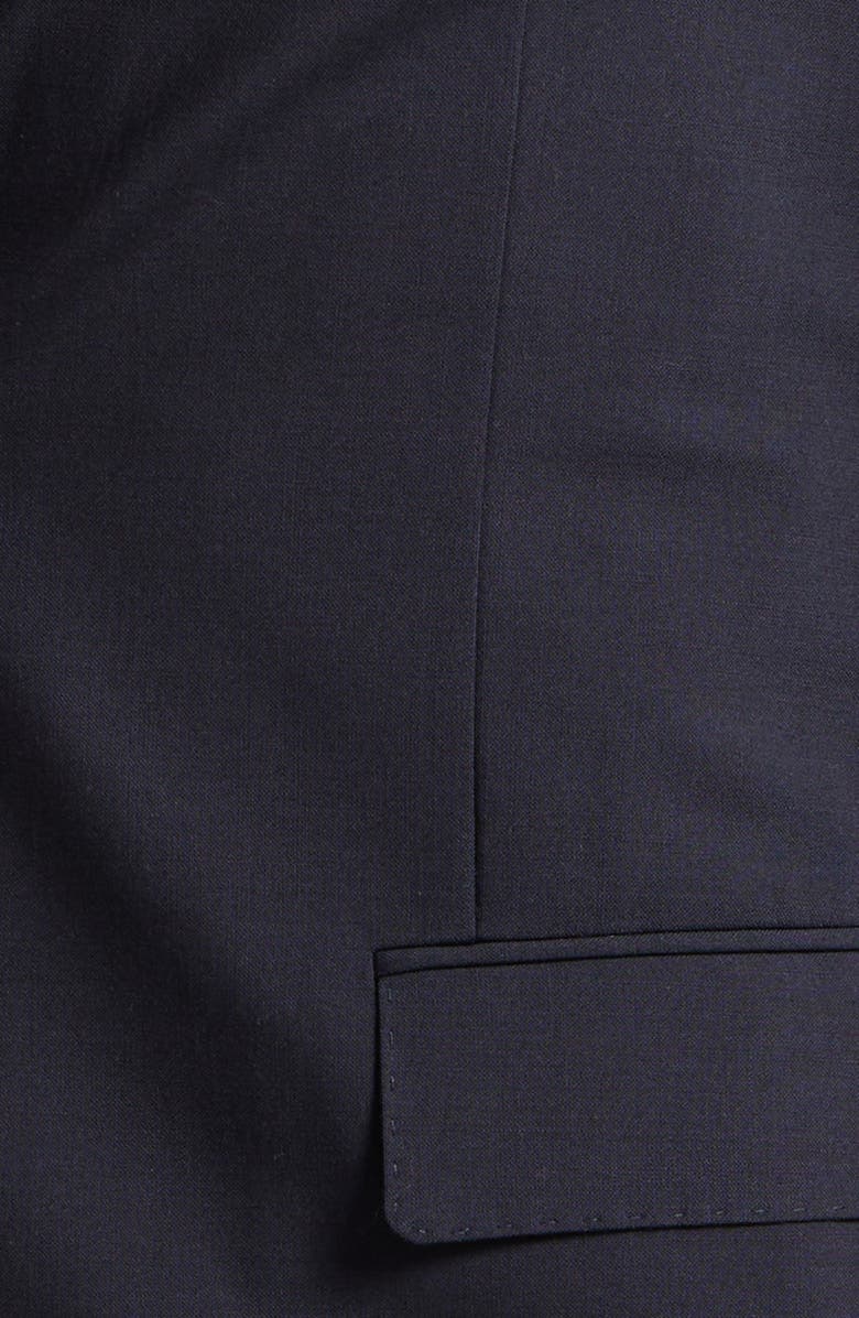 Eleventy Wool Stretch Gabardine Suit, Alternate, color, 11N New Blue