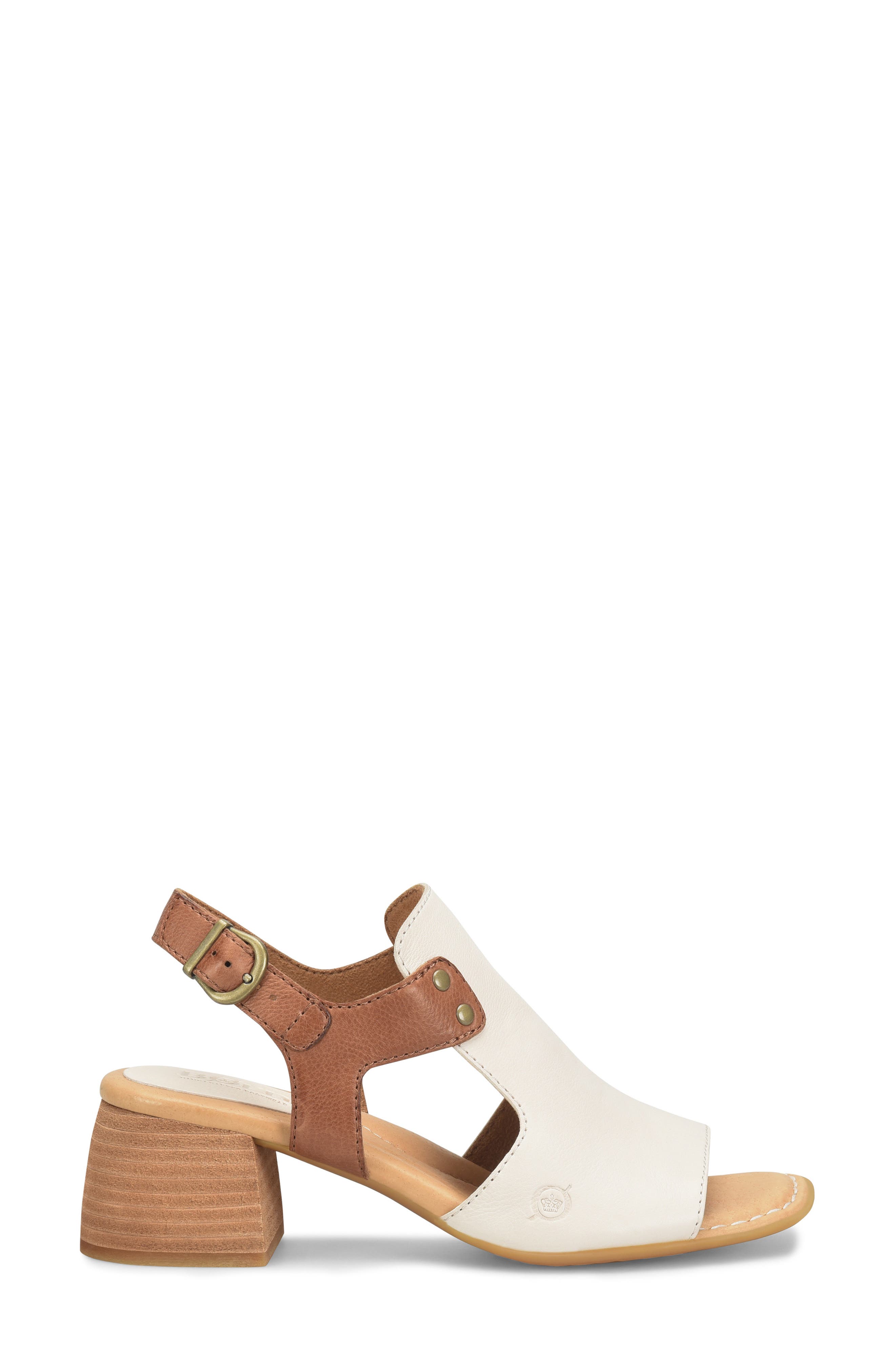 Børn Sylvie Slingback Sandal, Alternate, color, White Combo
