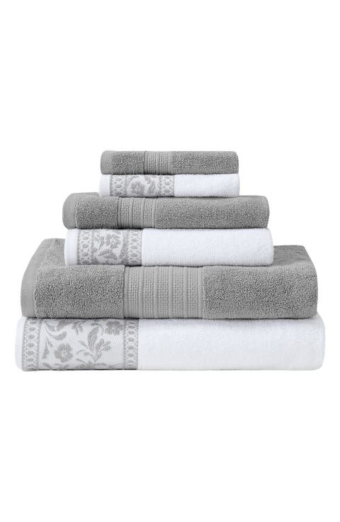 Jacquard 6-Piece Towel Set
