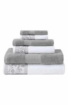 Modern Threads Jacquard 6-Piece Towel Set