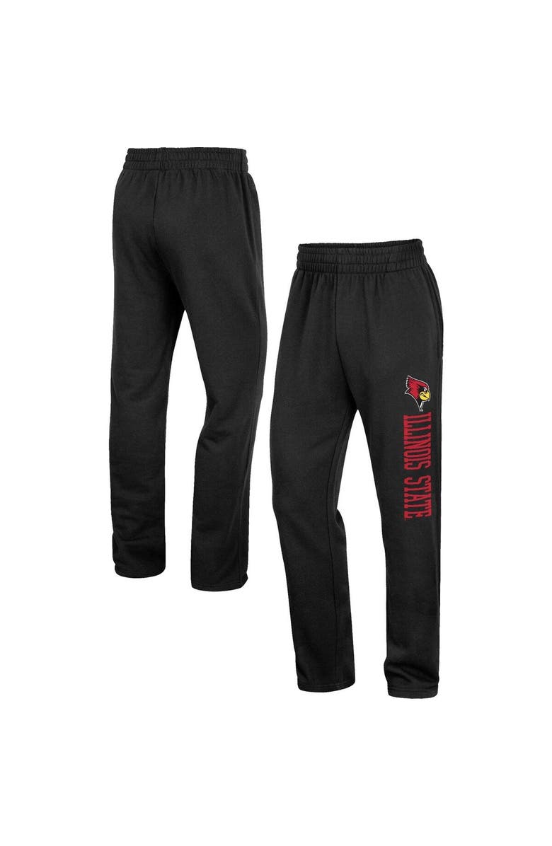 COLOSSEUM Men's Colosseum Black Illinois State Redbirds Wordmark Pants, Main, color, 