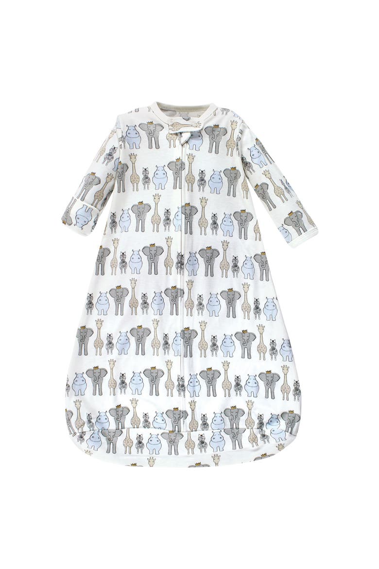 Cotton Long-Sleeve Wearable Sleeping Bag, Sack, Blanket, Alternate, color, Royal Safari