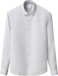 Eton Regular Fit Linen Dress Shirt