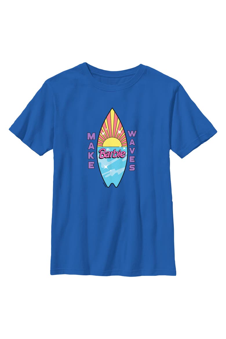 Boys' Make Waves and Surf T-Shirt, Main, color, Royal Blue