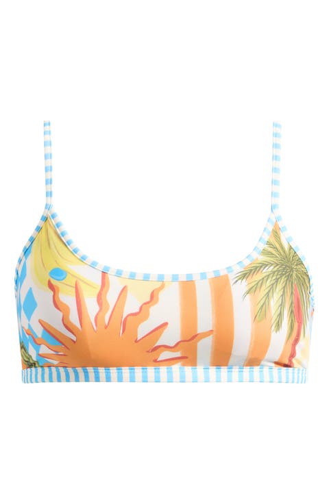 Beach Static Lane Bikini Top
