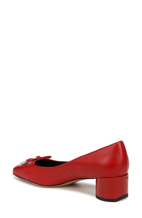 Franco Sarto Women's Natalia Block Heel Ballet Pumps In Red