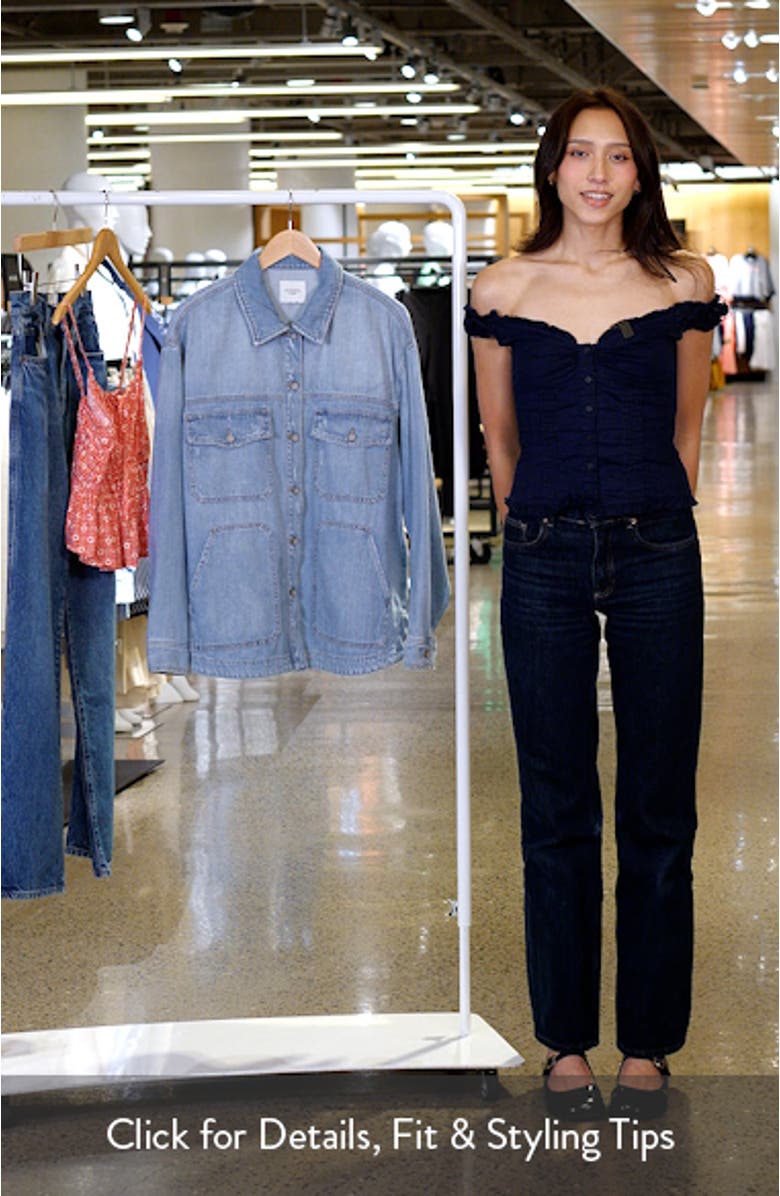 Oversize Denim Shirt, sales video thumbnail