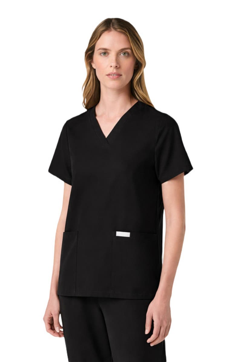 JAANUU UltraLAST Essential Performance Women's 6-Pocket Scrub Set, Alternate, color, Black