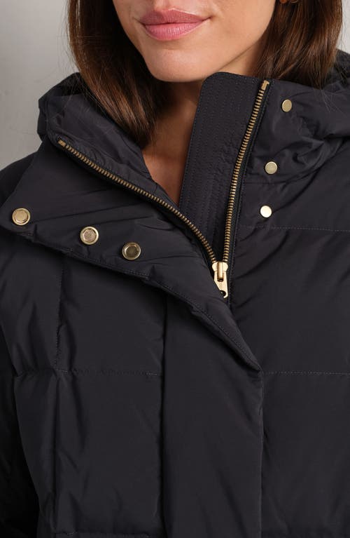 Rhone Powder 650 Fill Power Down Puffer Jacket In Black