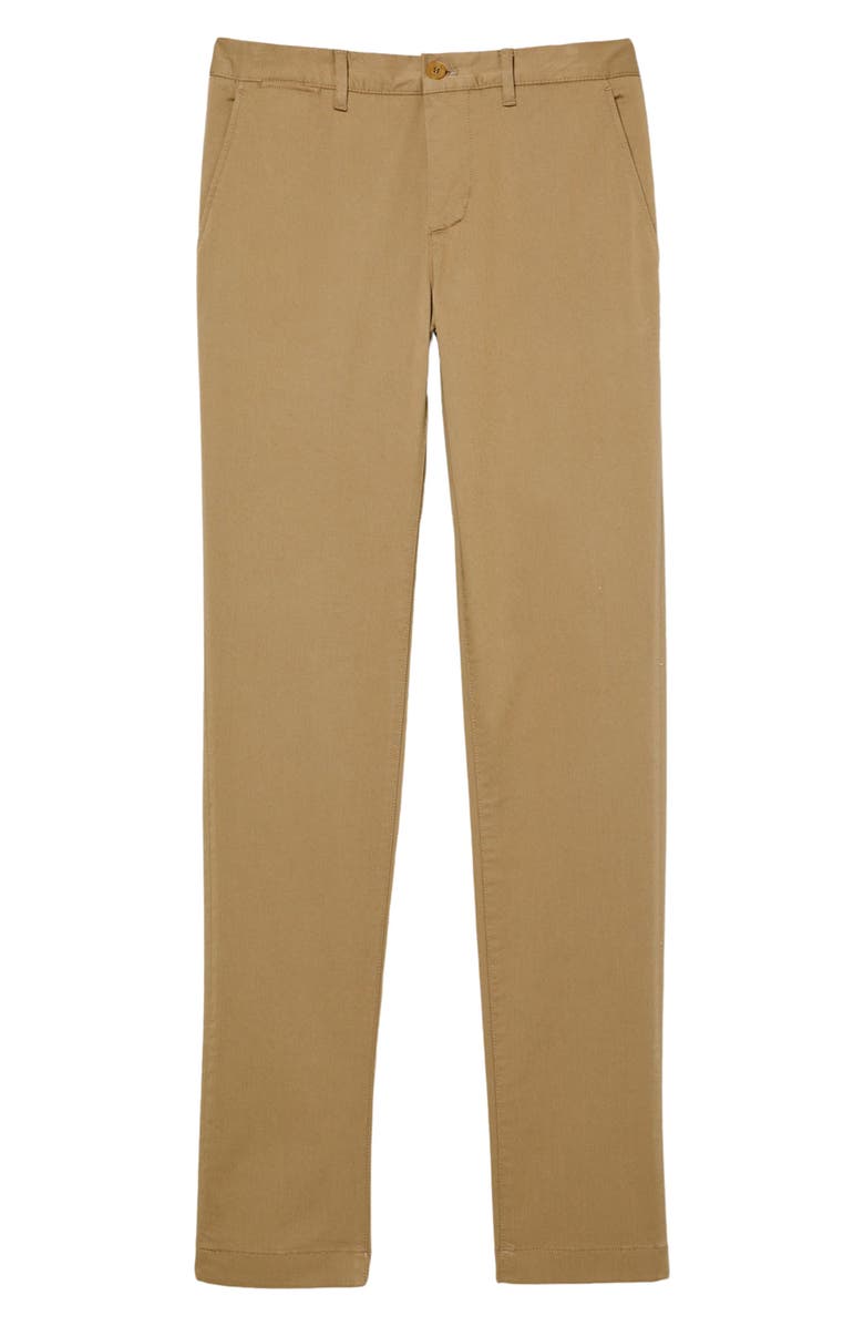 Lacoste Slim Fit Stretch Cotton Chinos, Alternate, color, Cb8 Lion