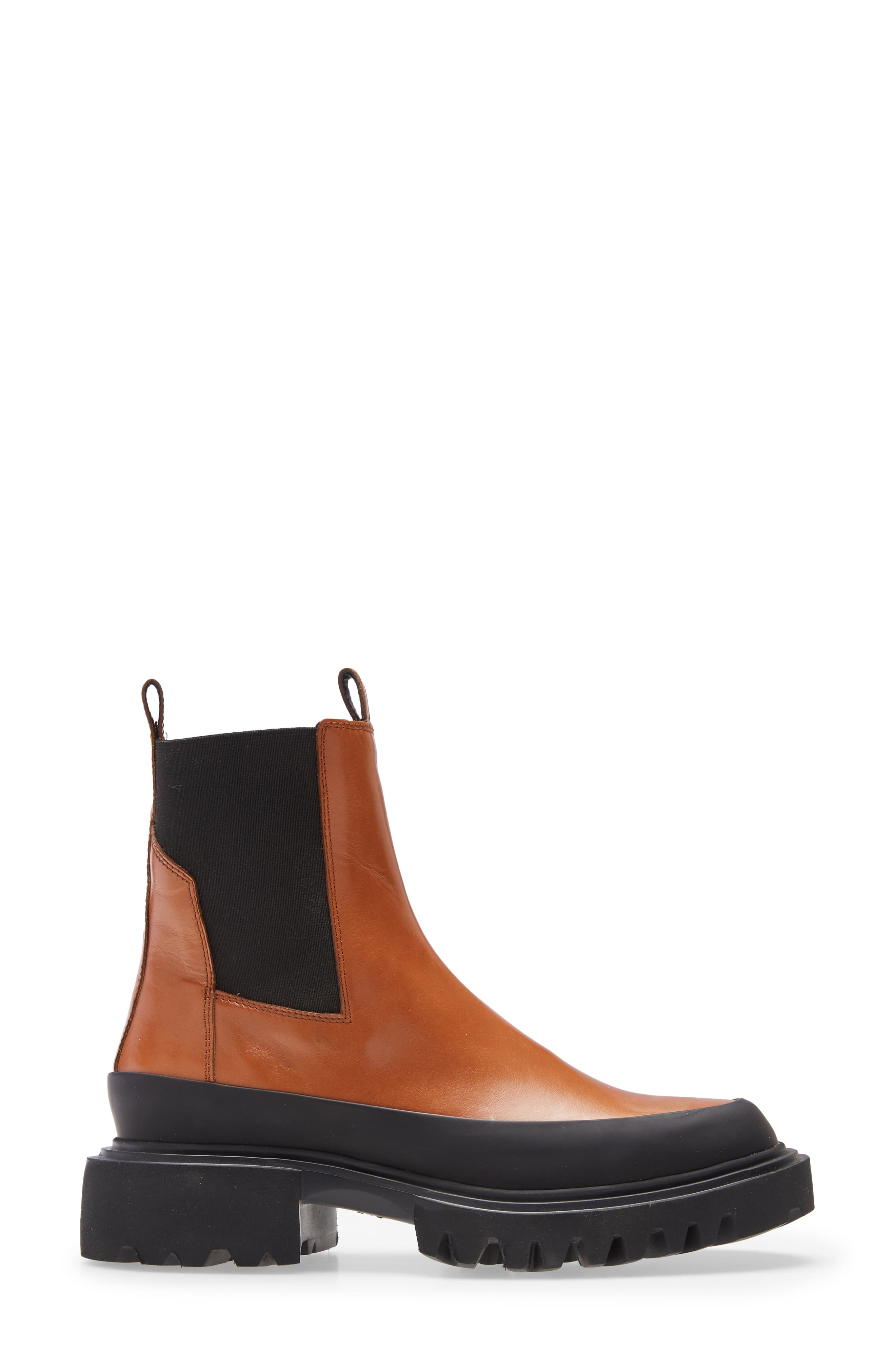 Harlee Lug Sole Chelsea Boot, Alternate, color, TAN