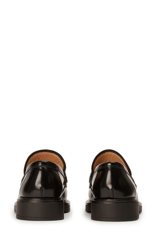 Tony Bianco Cherish Black Hi Shine Flats In Black Hi Shine