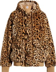 BOYS LIE He A Cheetah Manhunt Fleece Zip Hoodie