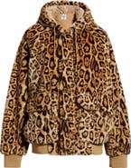 BOYS LIE He A Cheetah Manhunt Fleece Zip Hoodie