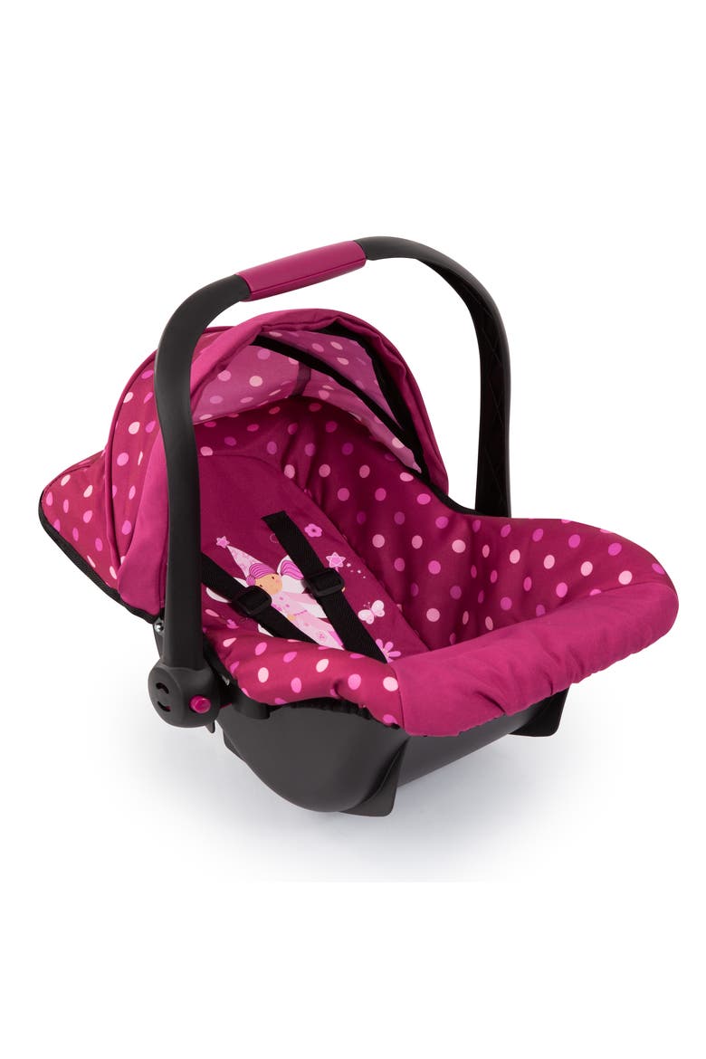 Baby Doll Deluxe Car Seat With Canopy, Alternate, color, Pink