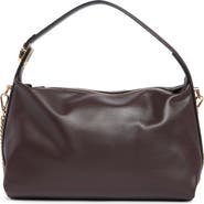 London Fog Faux Leather Top Handle Shoulder Bag