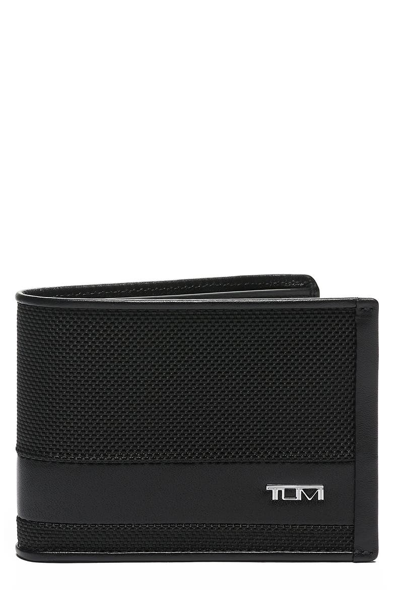 Alpha Ballistic Nylon Wallet, Main, color, BLACK