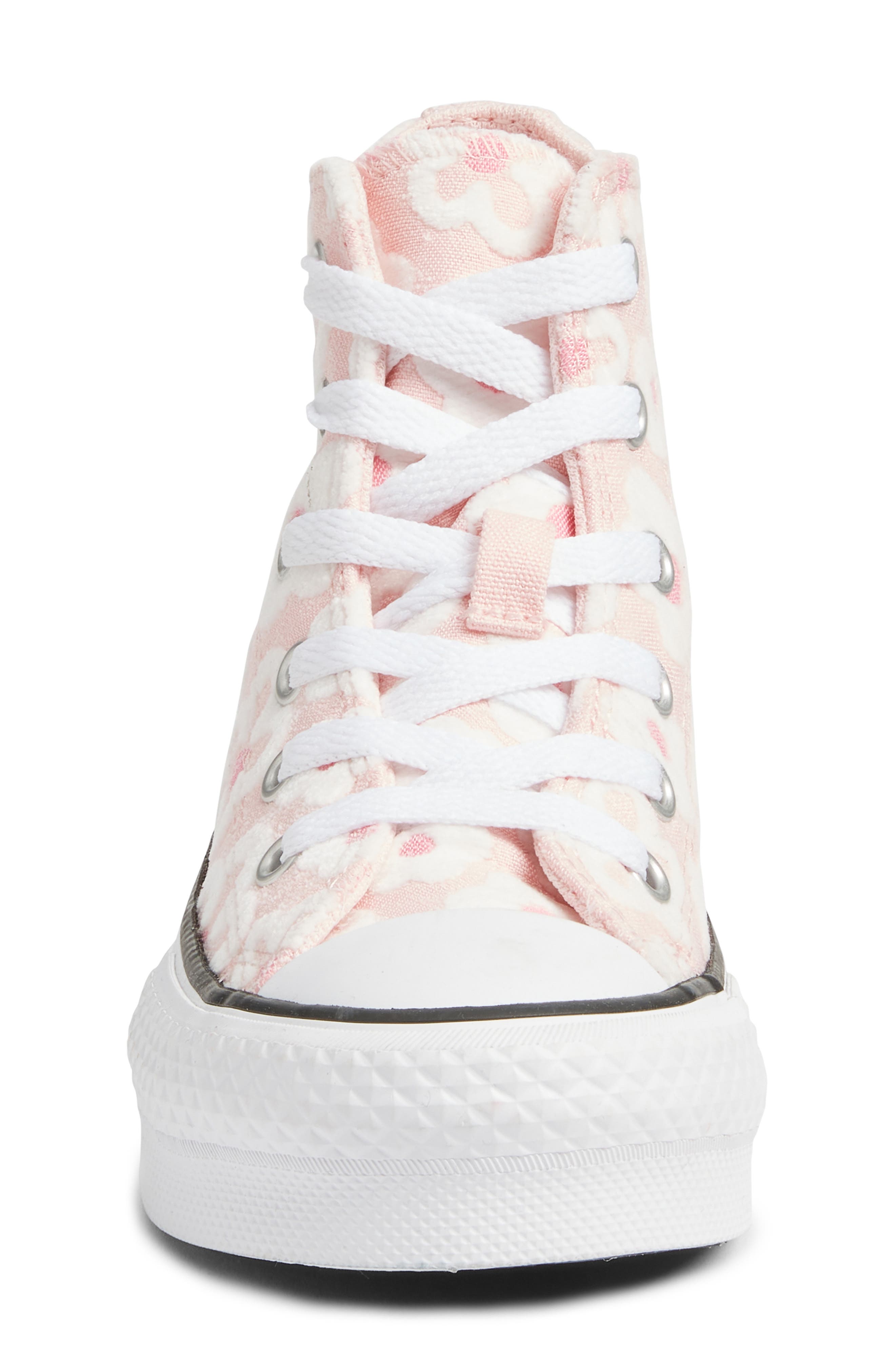 Converse Kids' Chuck Taylor<sup>®</sup> All Star<sup>®</sup> EVA Lift Floral High Top Sneaker, Alternate, color, 
