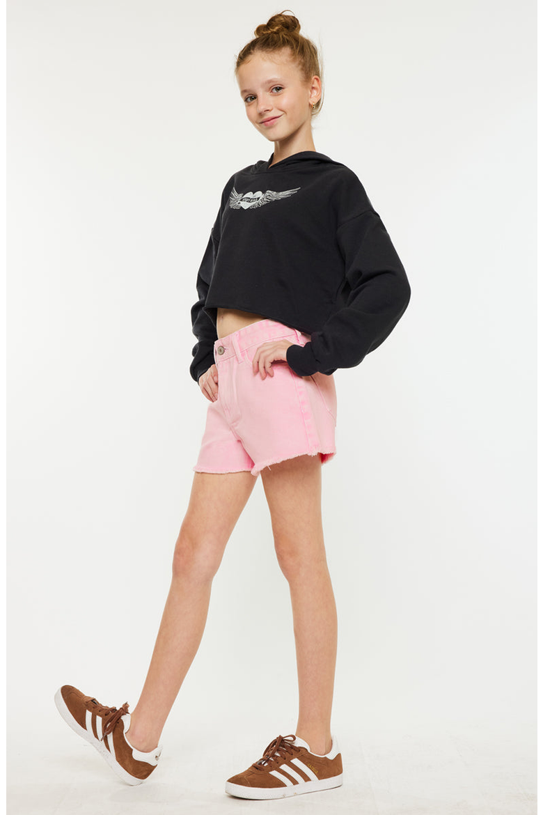 Melly High Rise Shorts, Alternate, color, Pink