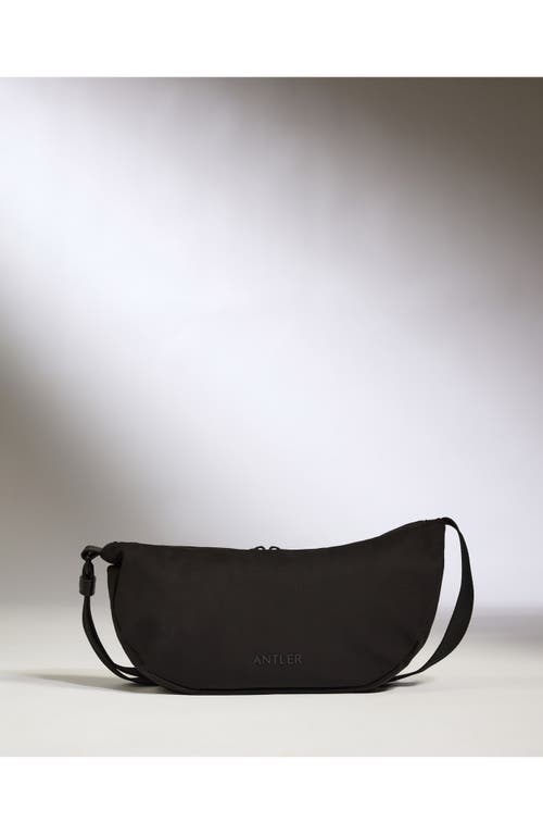 Antler Icon Slingbag In Black