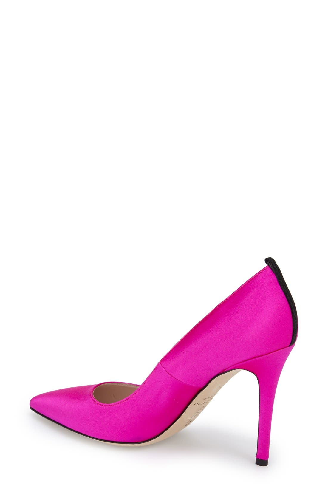 'Fawn' Pointy Toe Pump, Alternate, color, PINK SATIN