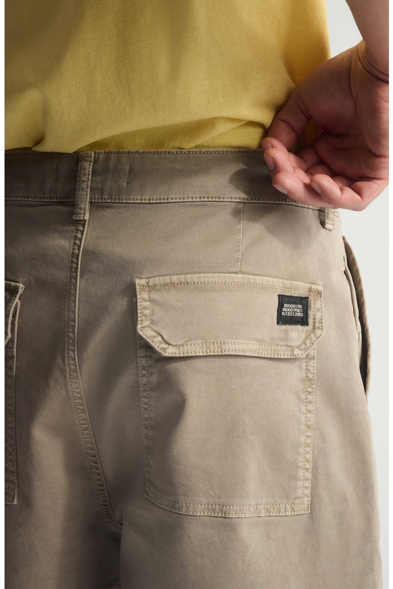 Stretch Cotton Cargo Shorts, Alternate, color, WINTER TWIG