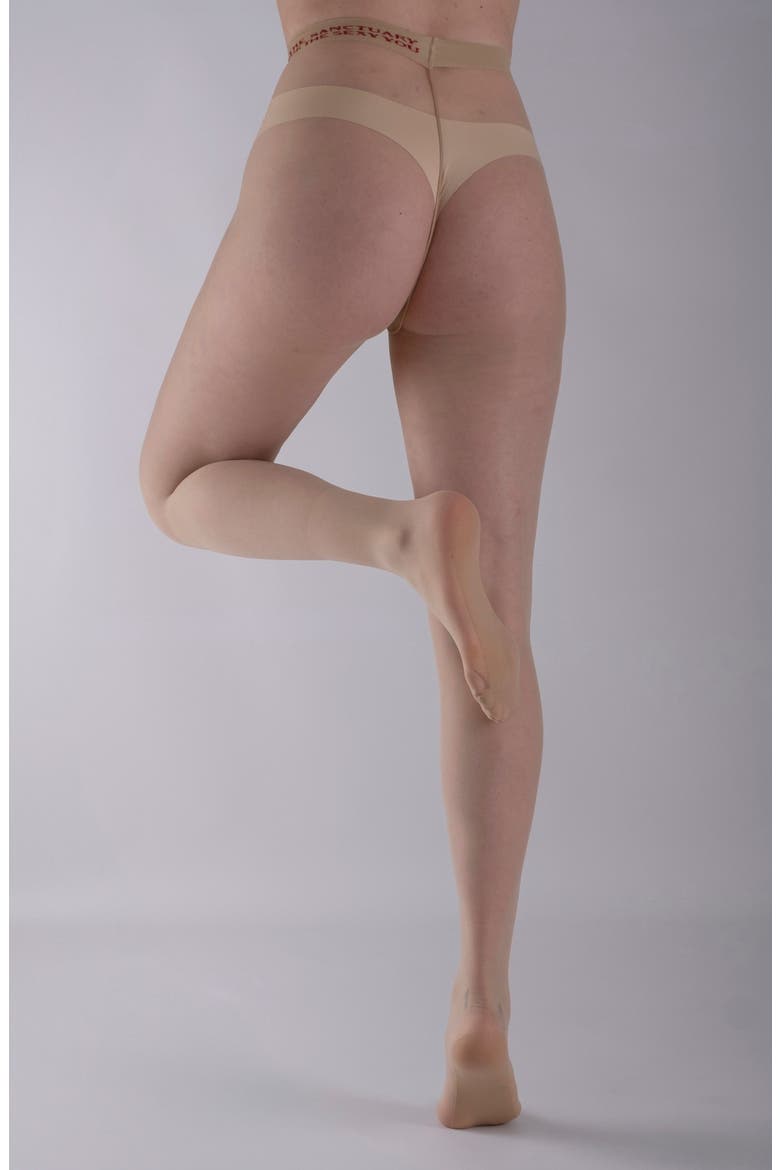 Velvety Silky 20 Tights, Alternate, color, NATURAL