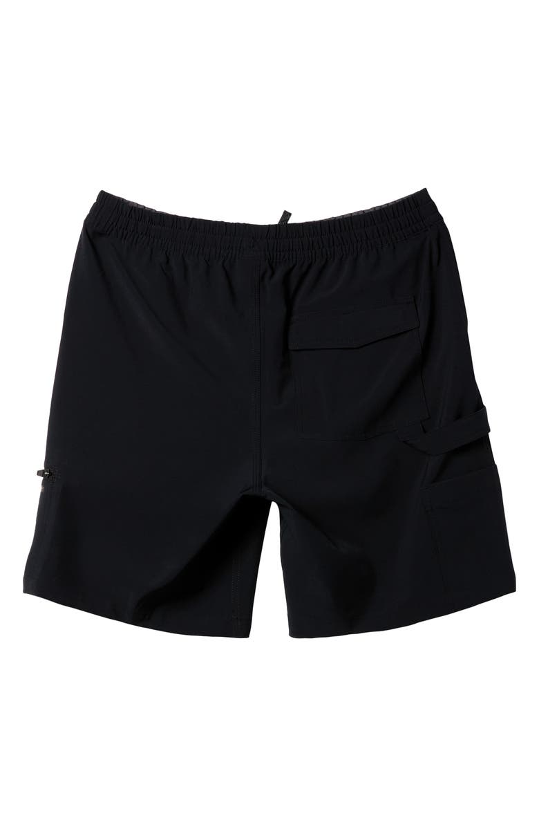 Quiksilver Taxer Amphibian 19 Water Repellent Cargo Board Shorts, Alternate, color, 