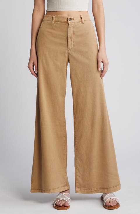 Caden Twill Wide Leg Pants