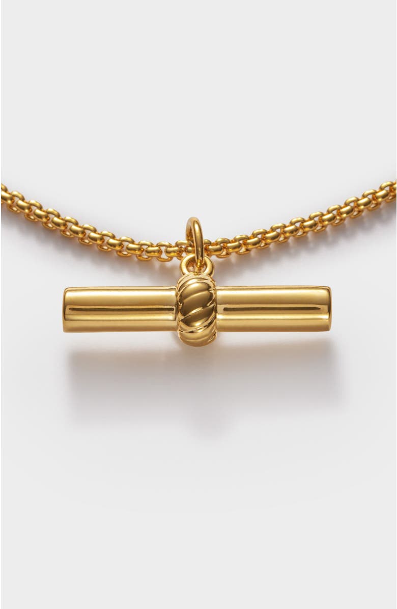 Katie Loxton Themis Large T-Bar Bracelet, Alternate, color, Gold Coated