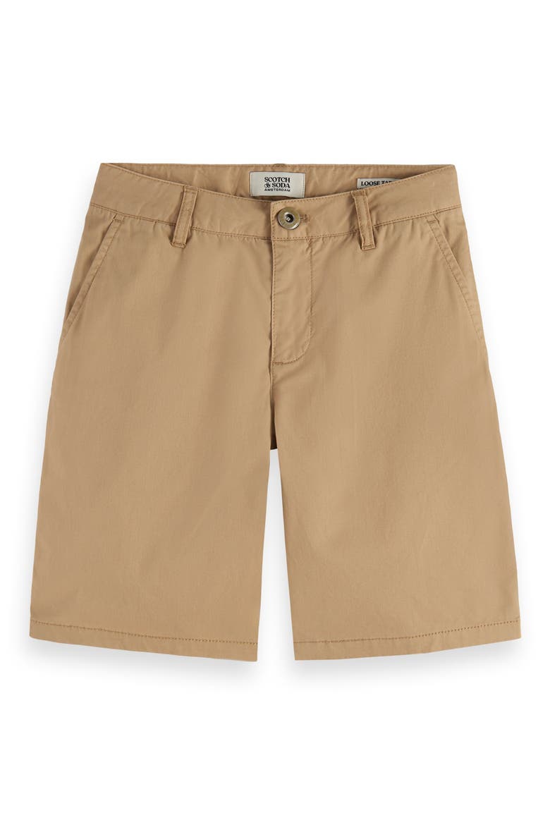 Kids' Cotton Twill Chino Shorts, Main, color, SAND