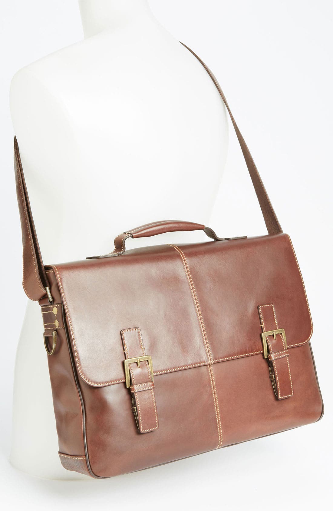 BOCONI Bryant Leather Briefcase, Alternate, color, 