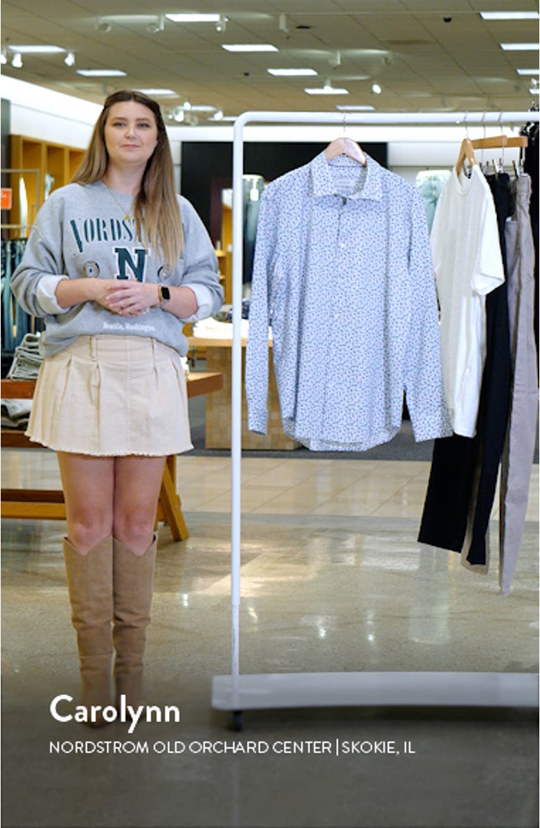 Jimmy OoohCotton<sup>®</sup> Abstract Print Button-Up Shirt, sales video thumbnail