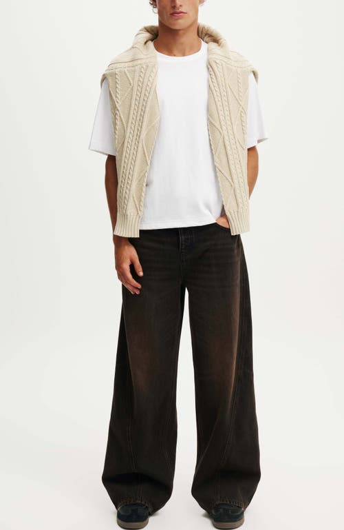 Shop Cotton On Super Baggy Balloon Jean In Burnt Black