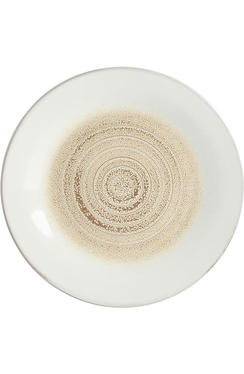 Gibson Elite Spiral Embossed 16 Piece Stoneware Dinnerware Set, Alternate, color, White