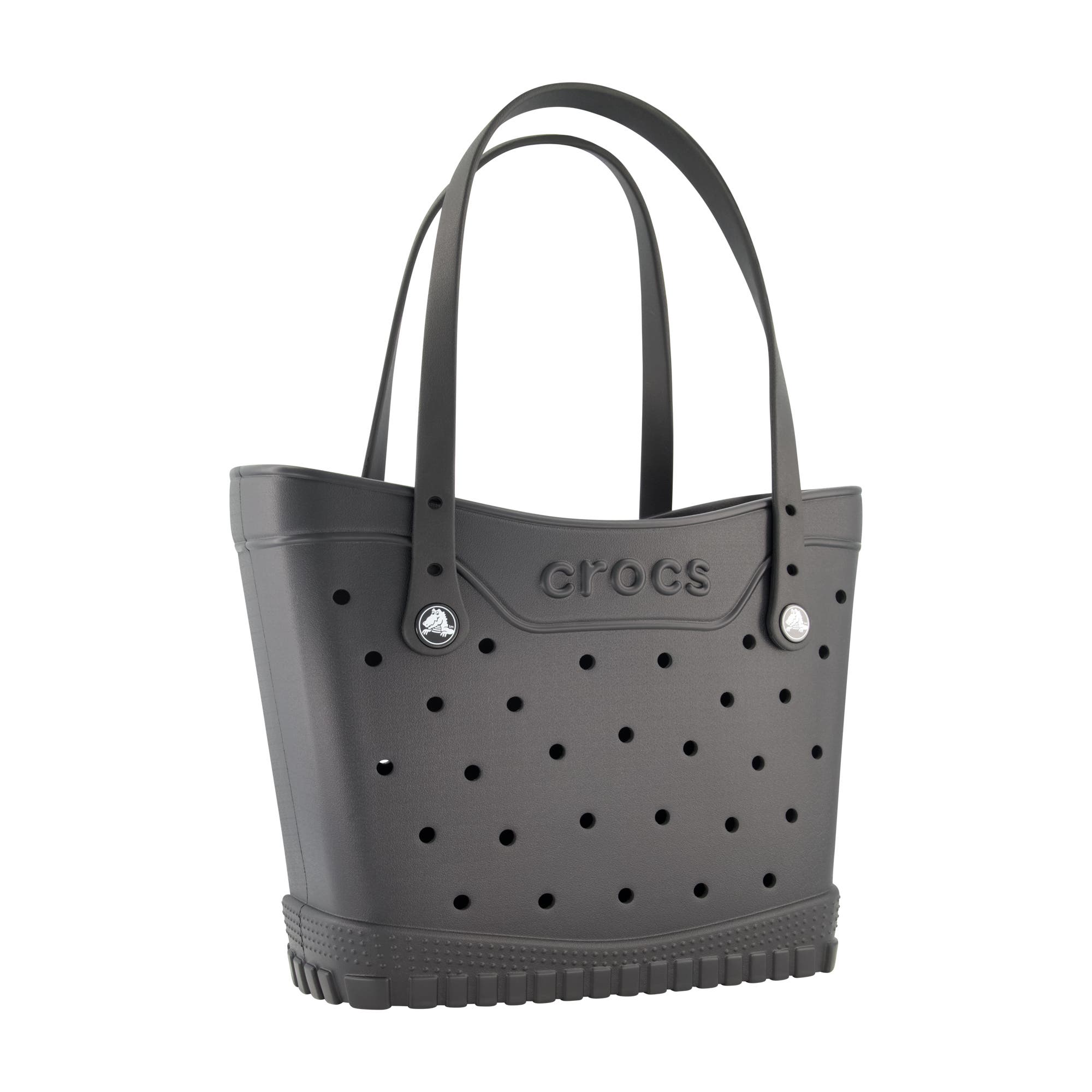 CROCS Medium Classic Tote, Alternate, color, Black